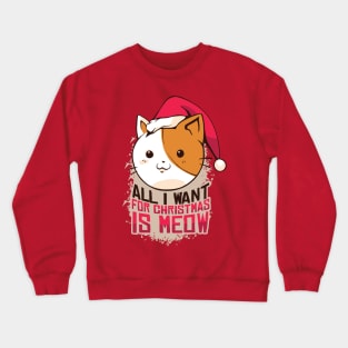 Meow Christmas Crewneck Sweatshirt